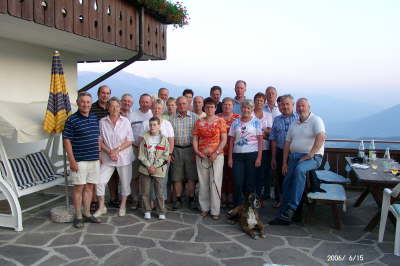 15.06.2006: Alle in der Pension Pfeiferhof